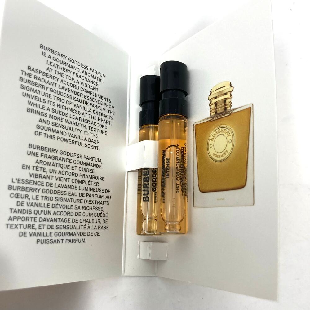 Burberry Goddess Parfum, Burberry Goddess EDP Intense Vial Variety Pack Lot of 2